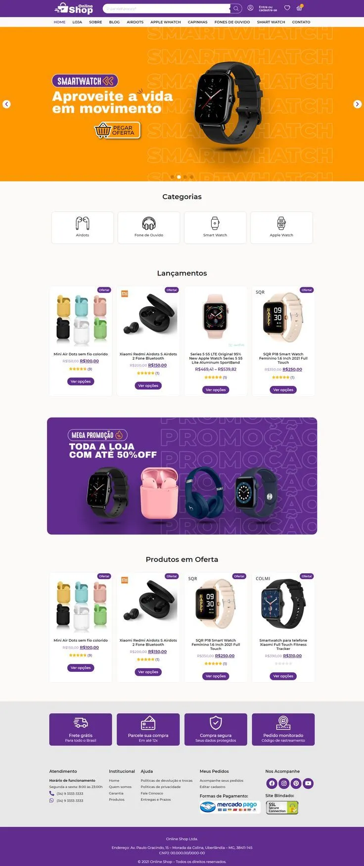 Loja Virtual — Projeto