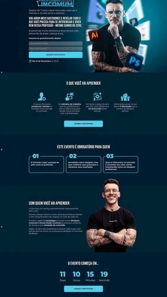 Landing page — Projeto